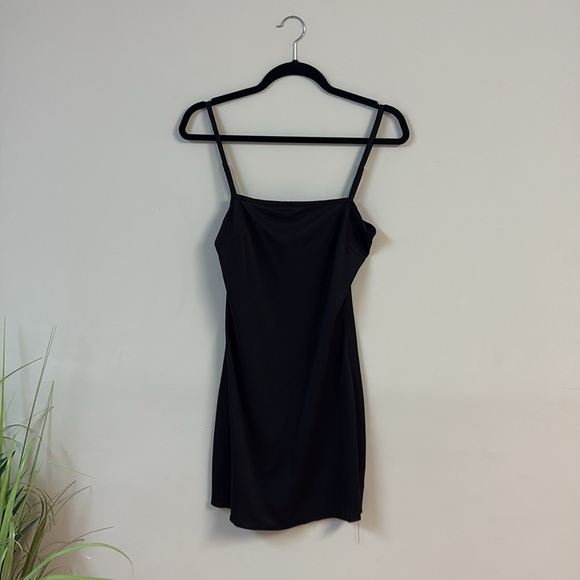 Thirty/Thirty Full Pearl and Rhinestone EMBELLISHED SHEER MESH MINI DRESS size M - Picture 3 of 4